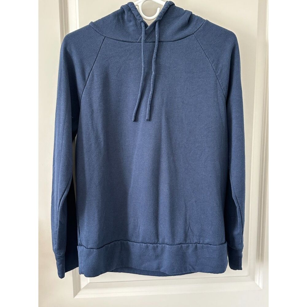 Eddie Bauer Costco Navy Hoodie Sweatshirt Women's Sz XS